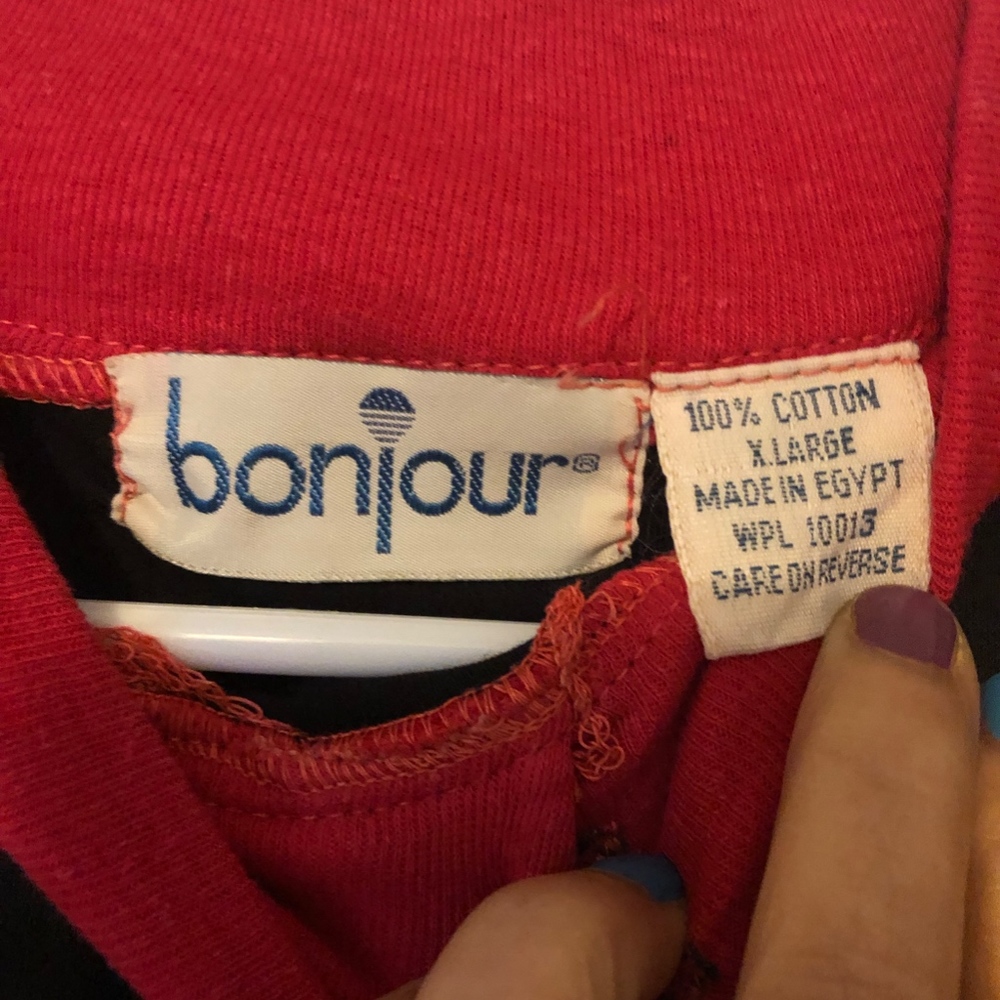 Bonjour XL long sleeve shirt - Picture 4 of 6
